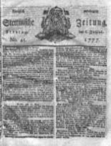 Stettinische Zeitung. Königlich privilegirte 1777, Nr 45