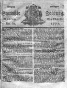 Stettinische Zeitung. Königlich privilegirte 1777, Nr 62