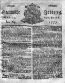 Stettinische Zeitung. Königlich privilegirte 1777, Nr 64