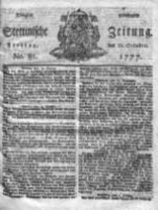 Stettinische Zeitung. Königlich privilegirte 1777, Nr 81
