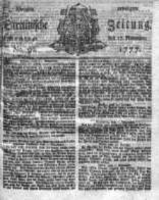 Stettinische Zeitung. Königlich privilegirte 1777, Nr 92