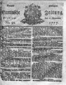 Stettinische Zeitung. Königlich privilegirte 1777, Nr 93