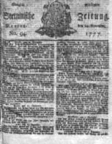 Stettinische Zeitung. Königlich privilegirte 1777, Nr 94