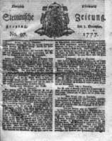 Stettinische Zeitung. Königlich privilegirte 1777, Nr 97