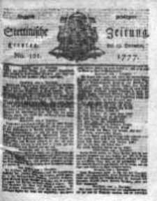 Stettinische Zeitung. Königlich privilegirte 1777, Nr 101