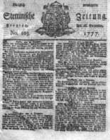 Stettinische Zeitung. Königlich privilegirte 1777, Nr 103