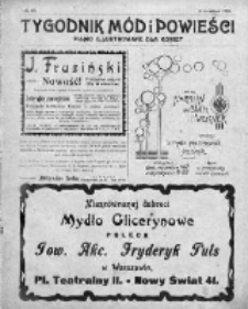 Tygodnik Mód i Powieści. Pismo ilustrowane dla kobiet 1909, Nr 50