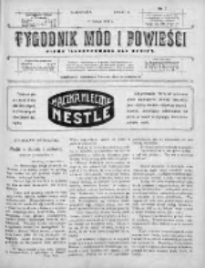 Tygodnik Mód i Powieści. Pismo ilustrowane dla kobiet 1910, Nr 7