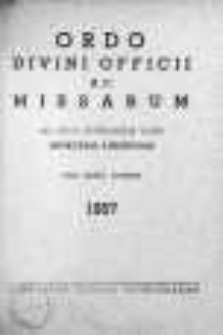 Ordo Divini Officii ac Missarum ad usum Vernerabilis Cleri Dioecesis Lodzensis pro Anno Domini 1957