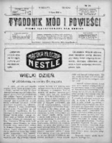 Tygodnik Mód i Powieści. Pismo ilustrowane dla kobiet 1910, Nr 29