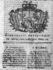 Wiadomości Warszawskie 1765, Nr 7