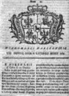 Wiadomości Warszawskie 1765, Nr 11
