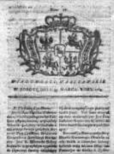 Wiadomości Warszawskie 1765, Nr 26