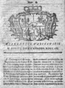 Wiadomości Warszawskie 1765, Nr 28