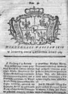 Wiadomości Warszawskie 1765, Nr 30