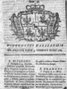Wiadomości Warszawskie 1765, Nr 45