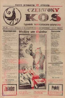 Czerwony Kos : gwiżdże co sobotę i wygwizduje wszystko 1931 nr 35