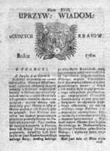Uprzywilejowane Wiadomości z Cudzych Krajów 1760, Nr 26