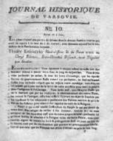 Journal Historique de Varsovie 1794, Nr 10