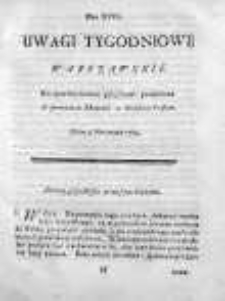Uwagi Tygodniowe Warszawskie 1768/69, Nr 18