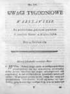 Uwagi Tygodniowe Warszawskie 1768/69, Nr 20