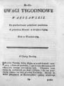 Uwagi Tygodniowe Warszawskie 1768/69, Nr 40