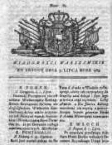 Wiadomości Warszawskie 1765, Nr 61