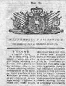 Wiadomości Warszawskie 1765, Nr 67