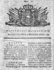 Wiadomości Warszawskie 1765, Nr 71