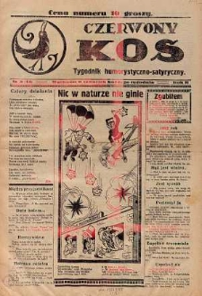 Czerwony Kos : gwiżdże co sobotę i wygwizduje wszystko 1932 nr 8