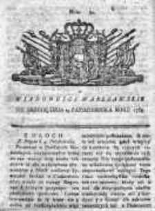 Wiadomości Warszawskie 1765, Nr 80