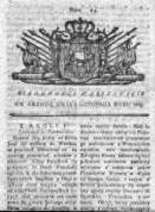 Wiadomości Warszawskie 1765, Nr 84