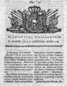 Wiadomości Warszawskie 1765, Nr 91