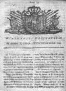 Wiadomości Warszawskie 1767, Nr 5