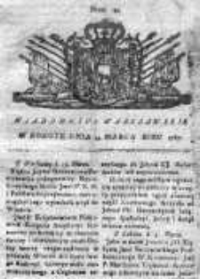 Wiadomości Warszawskie 1767, Nr 21