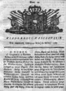 Wiadomości Warszawskie 1767, Nr 42