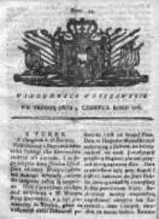 Wiadomości Warszawskie 1767, Nr 44