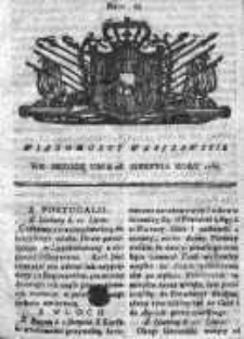 Wiadomości Warszawskie 1767, Nr 68