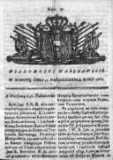 Wiadomości Warszawskie 1767, Nr 87