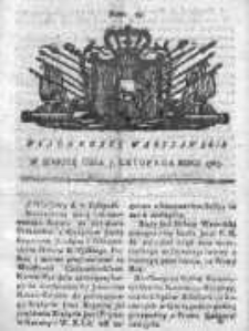 Wiadomości Warszawskie 1767, Nr 89