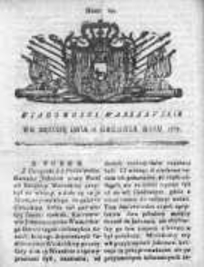 Wiadomości Warszawskie 1767, Nr 100