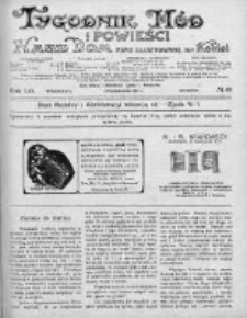 Tygodnik Mód i Powieści. Pismo ilustrowane dla kobiet 1912, Nr 40