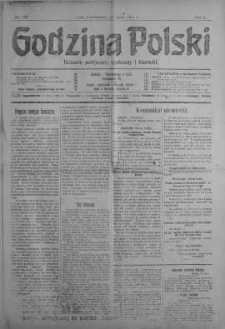 Godzina Polski : dziennik polityczny, społeczny i literacki 16 lipiec 1917 nr 192