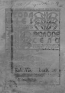 Młoda Wieś. Czasopismo Wołyńskiego Związku Młodzieży Wiejskiej R.VII, 1935, Nr 18