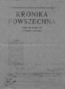 Kronika Powszechna.Tygodnik społeczny literacki i naukowy, 1911, R.2, Nr 3