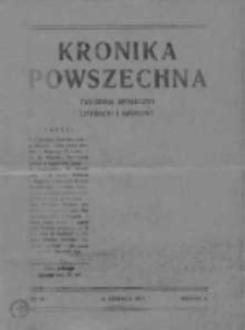 Kronika Powszechna.Tygodnik społeczny literacki i naukowy, 1911, R.2, Nr 24