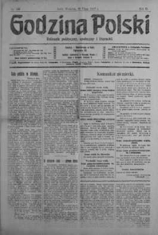 Godzina Polski : dziennik polityczny, społeczny i literacki 22 lipiec 1917 nr 198