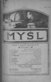 Myśl: jedyne czasopismo popularno-naukowe w Stanach Zjednoczonych Ameryki Północnej, 1910, Vol. 1, Nr 5