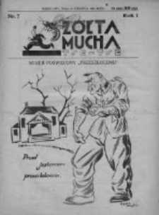Żółta Mucha Tse-Tse 1929, R.1, Nr 7