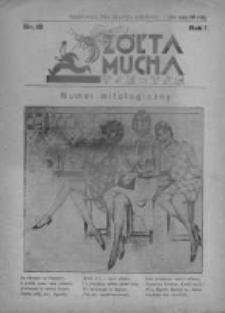 Żółta Mucha Tse-Tse 1929, R.1, Nr 12